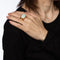 Bague 61 Bague opale éthiopienne 10 carats, chevalière est-ouest 58 Facettes G13202