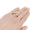 Bague 51 Bague Cartier "Trinity Crash" trois ors, diamants. 58 Facettes 34211