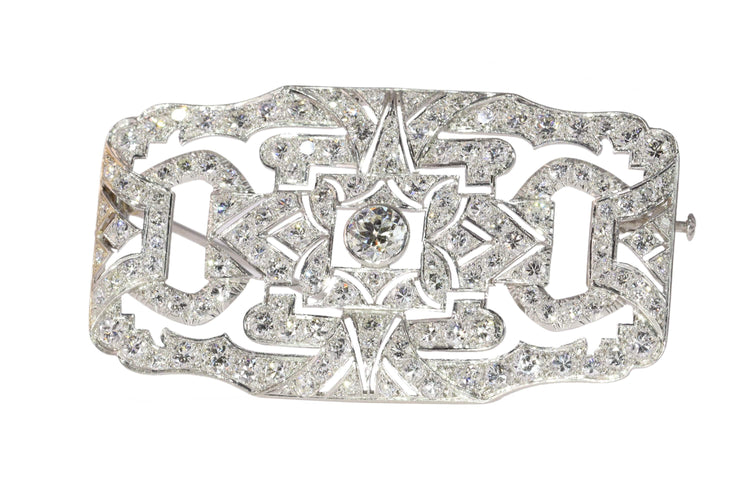 Broche Broche diamant Art Déco des années 1950 58 Facettes 24110-0138