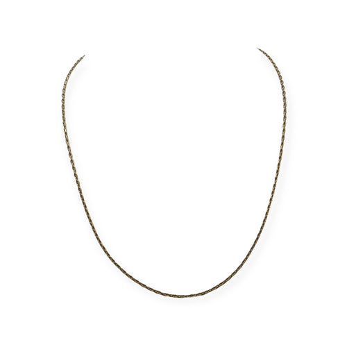 Collier Chaîne maille forçat 46 cm en or jaune 750 58 Facettes 330087914