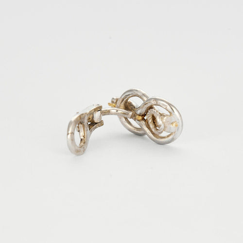 Boucles d'oreilles ZOLOTAS-Boucles d'oreilles clips argent et or vintage 58 Facettes