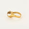 Bague 52,5 Bague or jaune et cristal de roche 58 Facettes MON0862