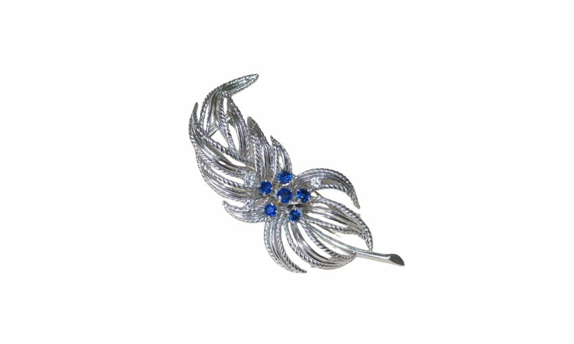 Broche BOUCHERON - Broche Clip Saphirs et diamants 58 Facettes