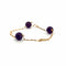 Bracelet Bracelet Or jaune et améthyste 58 Facettes BRA-GS34788-2
