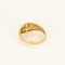 Bague en or jaune et diamants