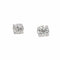 Boucles d'oreilles Boucles d'oreilles Puces Or blanc Diamant 58 Facettes 3547190CN