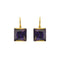 Boucles d'oreilles Boucles d'oreilles dormeuses avec saphirs 58 Facettes 35070