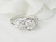 Bague 57 Bague solitaire en or blanc platine et diamant 1,20ct 58 Facettes 33557