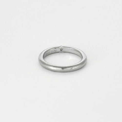 Bague 54 Bague or blanc et diamant 58 Facettes GAP1529