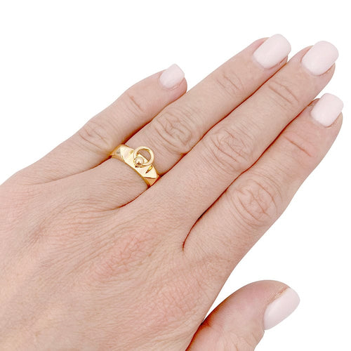Bague 49 Bague Hermès, "Collier de chien", or jaune. 58 Facettes 33708