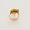 Bague 54 Bague scorpion en or jaune, onyx et diamants 58 Facettes SMA0134