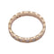 Bague 53 Bague alliance Chanel, "Coco Crush", or rose, diamants. 58 Facettes 33651