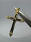Pendentif Pendentif Croix Or Jaune 18k & Topaze 58 Facettes B4PE-GS28845