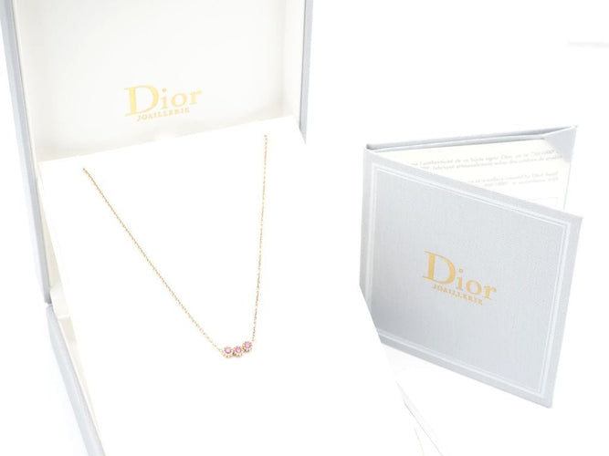 Collier Collier mimirose Dior Or rose 750 Rubis 58 Facettes
