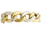 Bracelet Bracelet Chaumet, gros maillons en deux tons d'or. 58 Facettes 33834