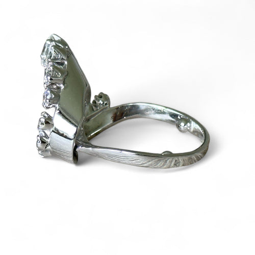 Bague 54 Bague serpentine diamants 58 Facettes 194