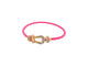 Bracelet bracelet FRED force 10 mm 0b0156 t15 rubis saphir or rose 18 carats 58 Facettes 269168