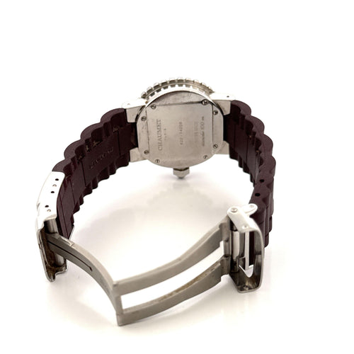 Montre Montre Chaumet class one saphirs roses et diamants 58 Facettes