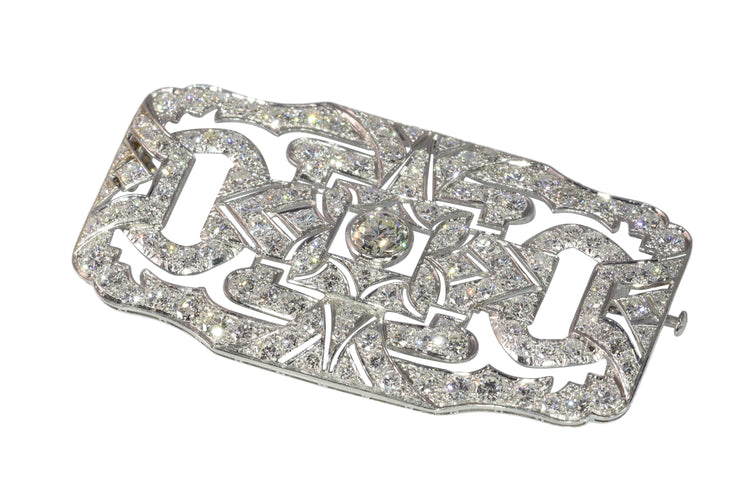 Broche Broche diamant Art Déco des années 1950 58 Facettes 24110-0138