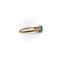 Bague Bague solitaire Art déco en or 14 carats avec zircon et diamant 58 Facettes