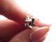 Bracelet bracelet FRED force 10 mm manille en or blanc cable acier t14 58 Facettes 260312