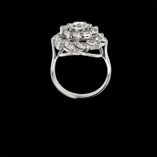 Bague 49 Bague en or avec diamants Estate 58 Facettes
