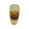 Bague 62 Chevalière en or jaune, or blanc et diamants 58 Facettes 330079748