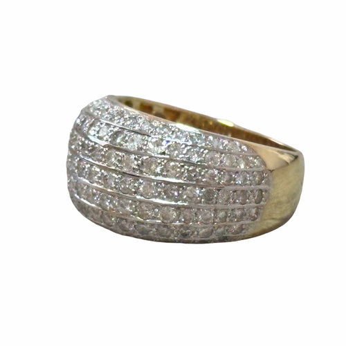 Bague 54 Bague pavée de diamants 58 Facettes 330