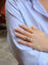 Bague Bague dome en or jaune, platine et diamant 1 carat 58 Facettes 898