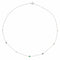 Collier Collier Or blanc Chrysoprase 58 Facettes 3028341CN