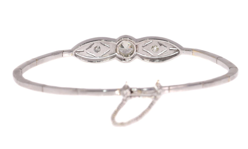 Bracelet Les diamants de l'art déco : l'élégance intemporelle d'un bracelet vintage 58 Facettes 21027-0139