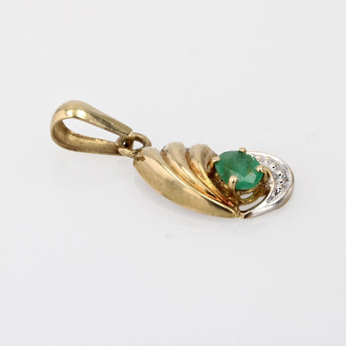 Pendentif Pendentif or jaune d'occasion émeraude 58 Facettes CVP135