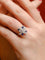 Bague 55 Bague vintage or blanc diamants saphirs 58 Facettes J160