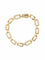 Bracelet Bracelet vintage maille rectangle or jaune diamants 58 Facettes 1085.1