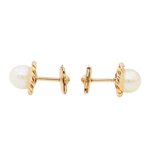 Boucles d'oreilles Boucles d'oreilles Perle Or jaune Perle 58 Facettes 3241055CN