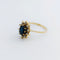 Bague Bague en or jaune  et saphir 58 Facettes 32828
