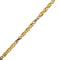 Bracelet homme en deux ors, maille oeil d'oiseau