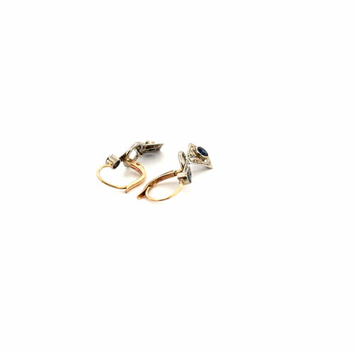 Boucles d'oreilles Dormeuse Or Blanc 18k 58 Facettes 2-BOB2-GS35926
