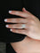Bague 53 Bague or blanc diamant coussin taille ancienne 0,8 ct 58 Facettes J352