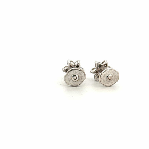 Boucles d'oreilles Puces d'oreilles Or Blanc 18k & Diamants 58 Facettes A3BO-GS28841