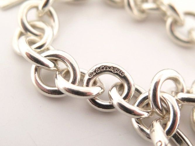 Bracelet bracelet TIFFANY & CO chaine a breloques charms argent 58 Facettes 259368