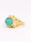 Bague vintage OMEGA GILBERT ALBERT bille de turquoise