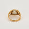 Bague 57 Bague or jaune et platine et diamants 58 Facettes BEA3376