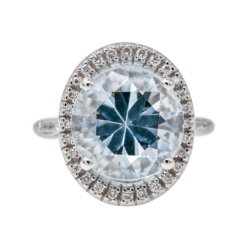 Bague 51 Mauboussin Bague Vraiment toi Or blanc Aigue Marine 58 Facettes 3548811CN