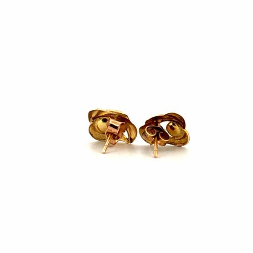 Boucles d'oreilles Puces d'oreilles or jaune topazes et perles 58 Facettes 2-BOD1-GS38371-5