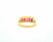 Bague Bague rubis et diamants en or jaune 58 Facettes