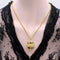 Pendentif breloque lanterne extra large de style néo-étrusque en or avec bijoux incrustés 58 Facettes