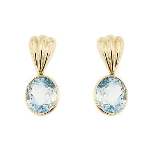 Boucles d'oreilles Boucles d'oreilles pendantes topazes 58 Facettes 34537