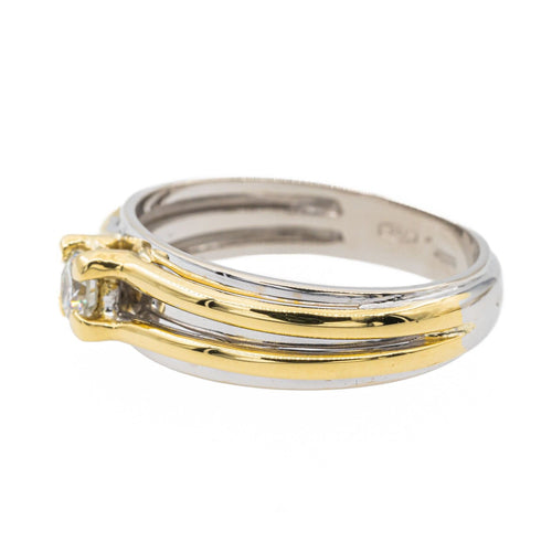 Bague 55 Bague Solitaire Or blanc Diamant 58 Facettes 2770787CN