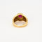 Bague 49 Bague Chevalière rubis, diamants 58 Facettes LP990/13